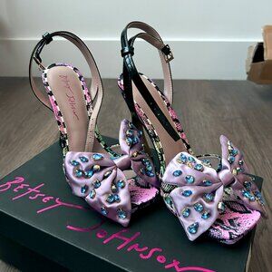 Betsey Johnson Louise Rainbow Snake Sandals